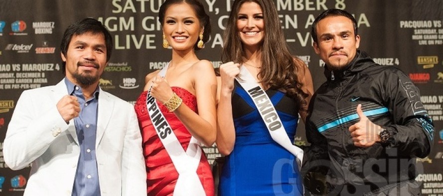 Miss Universe 2012: Manny Pacquiao vs Juan Manuel Marquez (fighters final Press Conference)