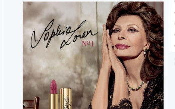 Sophia Loren honoured with Dolce and Gabbana lipstick