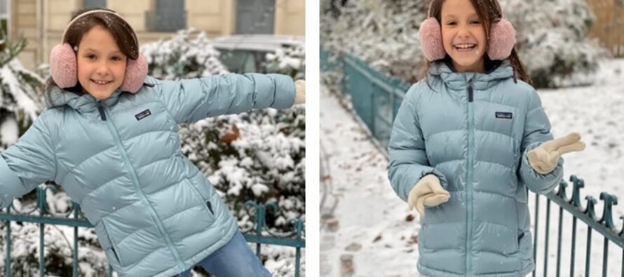 Denmark: Princess Athena has fun in the snow on ninth birthday